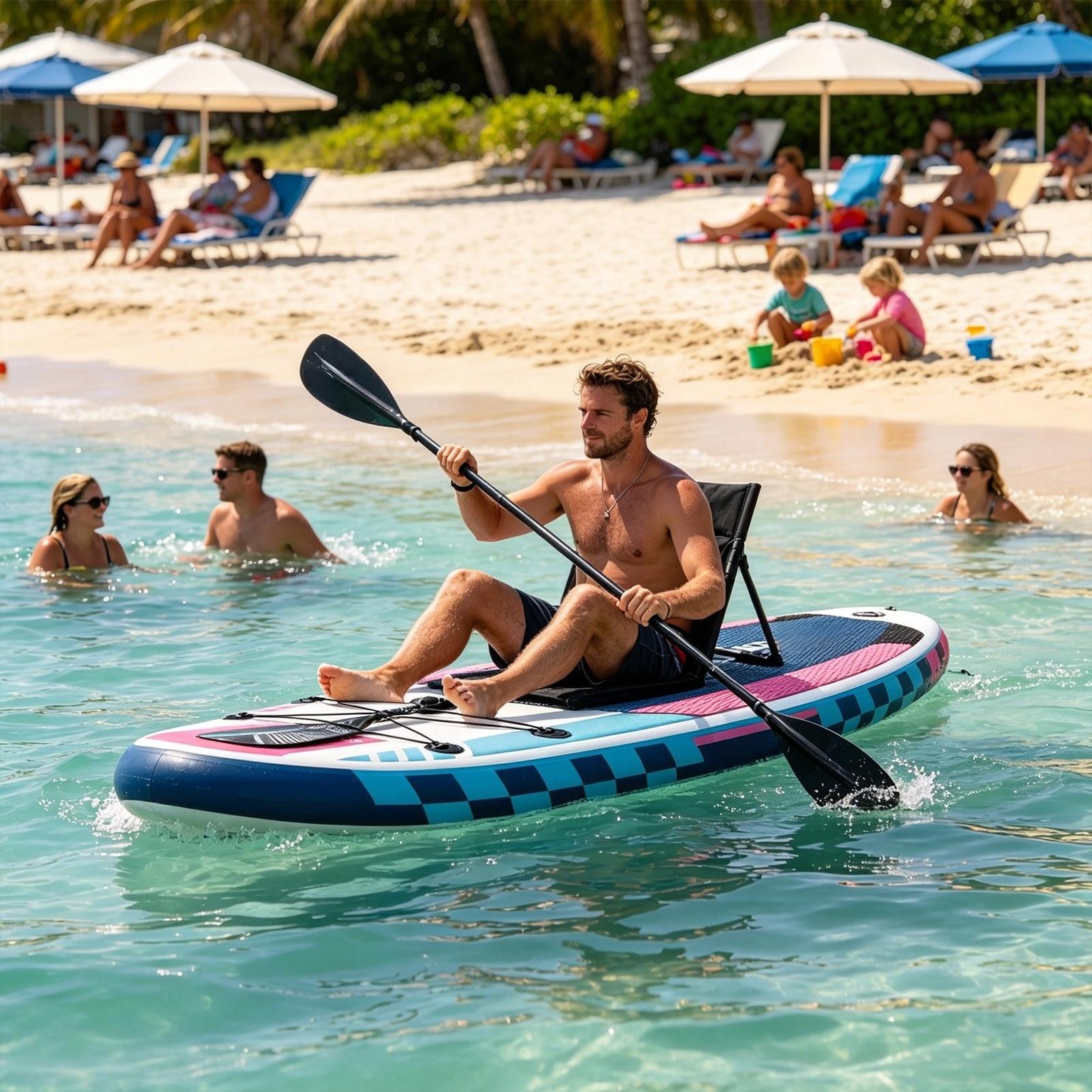 Paddle Board Seat Portable Rec - Fishing Kayak Paddle recension och pris