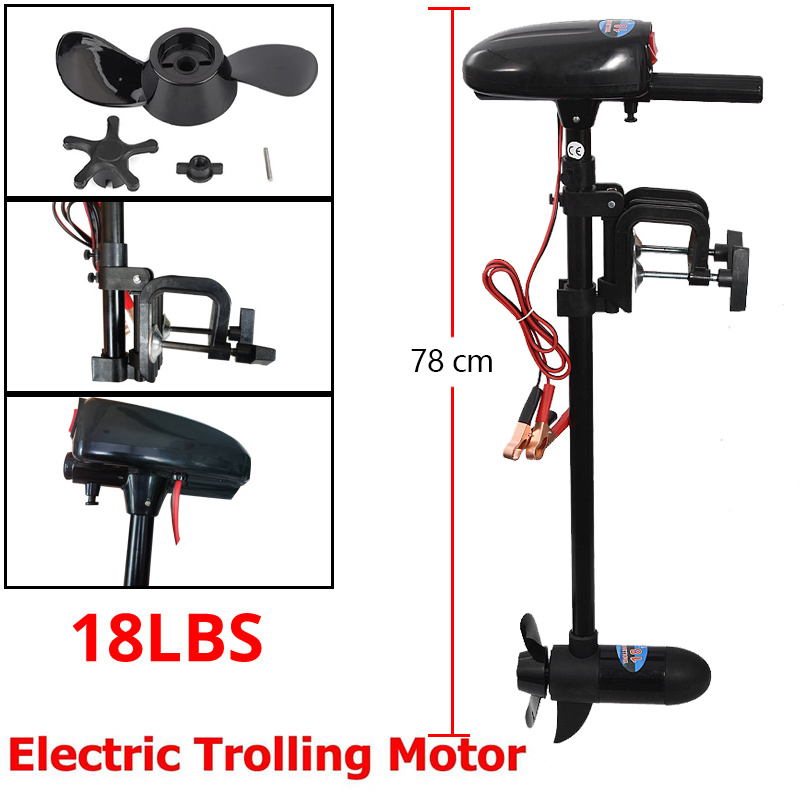 Electric Boat Motor 18LBS/28LB - Fishing Kayak Trolling Motor recension och pris