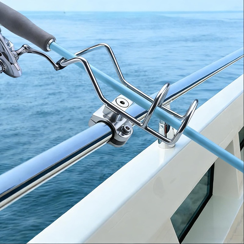 2Pcs 316 Stainless Steel Fishi - Fishing Kayak Rod Holder recension och pris